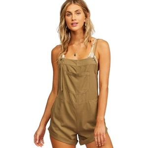 Billabong wild pursuit romper in sage
